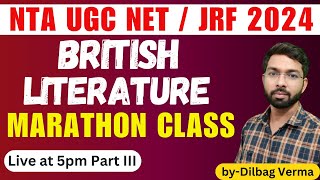 UGC NET JRF British Literature Revision   || British literature marathon  || UGC NET English