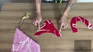 Conjunto blusa e short. Costura fácil para iniciante