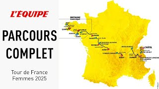 🚨Tour de France Femmes 2025 - Découvrez le parcours officiel de la 4e édition