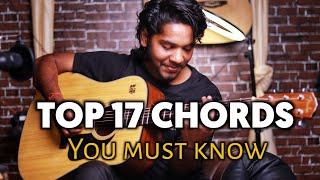 17 guitar chords every guitar beginner needs to know