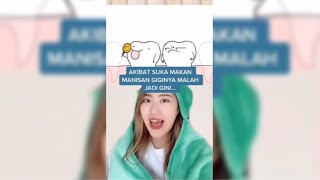 Tiktok Deasi Listiani | AKIBAT SUKA MAKAN MANISAN GIGINYA MALAH JADI GINI...