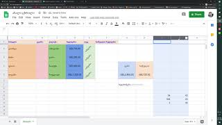 Google Sheets | Google-ის ელექტრონული სერვისების შემსწავლელი ვიდეოგაკვეთილები