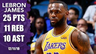 LeBron James notches sixth triple-double of season in Lakers vs. Magic | 2019-20 NBA Highlights