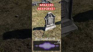 AMAZING POLITE SPIRIT #paranormal #paranormalactivity #spirit #spiritbox #graveyard