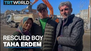 17-year-old quake victim Taha Erdem rescued from rubble