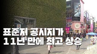 표준지 공시지가, 11년 만에 최고 상승...서울 13.87%↑ / YTN