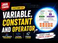 🚀 Java Course for Beginners | Lecture 04 - Variables, Constants & Operators