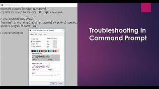 How to fix not recognized as internal or external in cmd prompt Changing the properties of CMD
