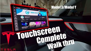 Tesla Model 3/Y Touchscreen COMPLETE Walk-thru