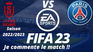 Reims vs PSG 10éme journée de ligue 1 2022/2023 / FIFA 23 PS5