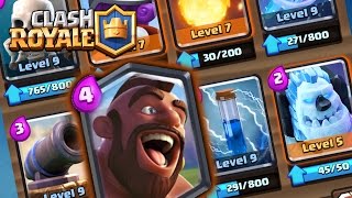 皇室戰爭 (Clash Royale):  零氪金 小號 2.6费無傳奇野猪冰石头卡組 -  輕輕鬆松3000杯 (2)