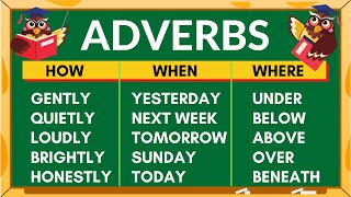 BASIC ENGLISH LESSON 24  / ADVERBS /  GRAMMAR & READING SKILLS /