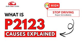 What is P2123 : Engine Error Code Causes Explained