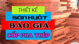 Thiết kế, Sản xuất, Báo giá Coppha Thép, Coppha Định Hình, Coppha Cột || Phụ kiện và cốp pha việt