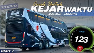 KATANYA BUS TINGKAT INI KENCANG SEKALI, APA IYA⁉️Trip Malang - Jakarta with Indorent PART 2