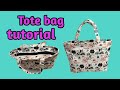 cara membuat Tote bag | tote bag turorial | diy tote bag