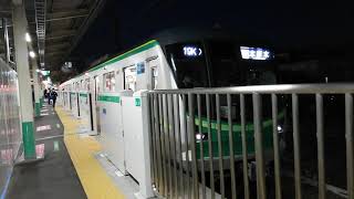 常磐線　各駅停車本厚木行き　東京メトロ16000系16127編成JR車代走　新松戸駅にて