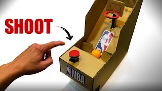 How to make NBA Basketball Board Game using Cardboard