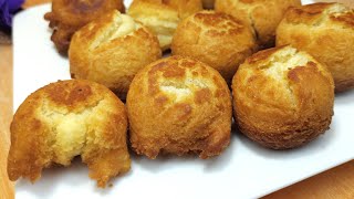 Easy Fried Vanilla Cake। Fried Cake | Okinawan Donuts |