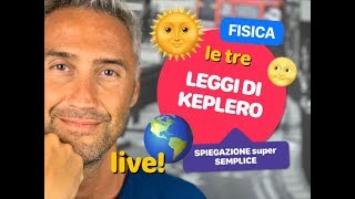 LEGGI DI KEPLERO, leggi Keplero, legge di Keplero, leggi di Keplero spiegazione semplice￼￼