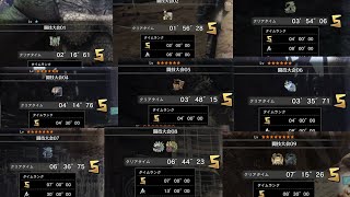 MHW 闘技大会全クエスト ソロSランク　Arena Quest all A rank Solo