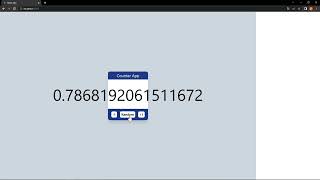 [6/8] Counter APP - Generate random numbers with js - React projects for beginers