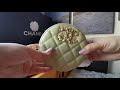 chanel 20k avocado green round clutch unboxing lings♡prettylilthings