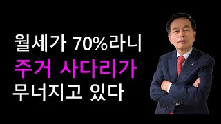 (김동수 교수) 월세가 70%라니 주거 사다리가 무너지고 있다.