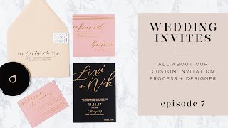 Hiring a Custom Invitation Designer | Planning Our Wedding Episode 7