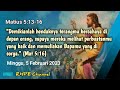 Matius 5:13-16//Renungan Harian Minggu, 5 Februari 2023 #renungansingkat  #renunganharian