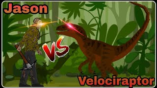🔥 Jason vs Velociraptor (Delta) Fight | Jurassic World 2020 Animation Film