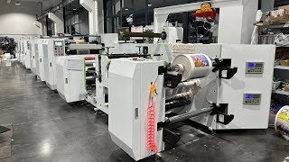 Inline Flexo Printer (650mm, with full auto color registration, servo motors, etc)