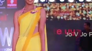 Priya Warrior style walk in a fashion show