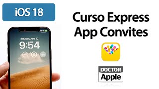 Curso iPhone - Curso Express do App Convites do iOS 18