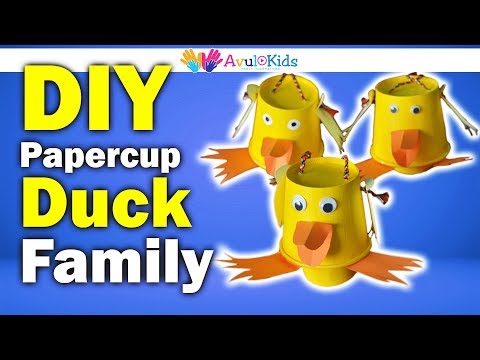 Paper cup Duck | DIY paper cup craft | DIY craft for kids Paper cup Duck | DIY paper cup craft | DIY craft for kids