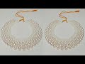 পুথি দিয়ে চমৎকার গলার হার তৈরী how to make beaded jewelry