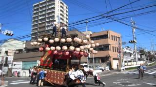 2015年 鳴海例大祭 本町 町曳 本町交差点