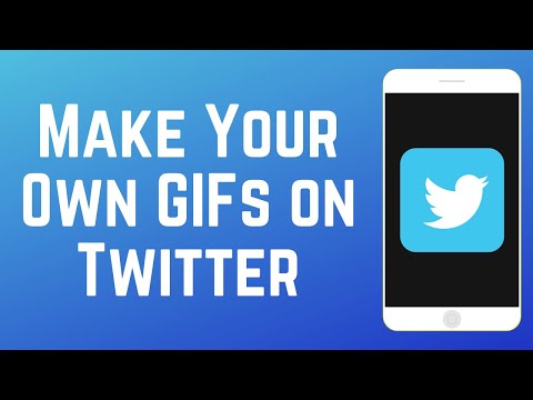 How do you make GIFs of yourself on twitter?