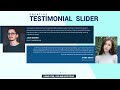 Css Testimonial Slider | Testimonial Slider Section | Owl Carousel | HTML, CSS & BOOTSTRAP