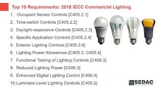 Top 10 Requirements You Should Know: 2018 IECC Commercial Lighting