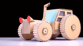 Diy a Simple Rc Tractor From Cardboard - Toys for kids