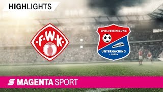 FC Würzburger Kickers - SpVgg Unterhaching | Spieltag 26, 18/19 | MAGENTA SPORT