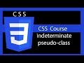 CSS Style form elements ( :indeterminate pseudo-class )