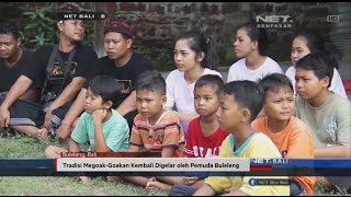 NET. BALI - PULUHAN PEMUDA DI BULELENG JALANKAN TRADISI MEGOAK GOAKAN USAI PERAYAAN NYEPI