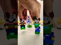 lego mario and luigi failed to exchange suits🤣 mario supermario memes fun lego