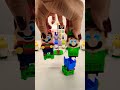 lego mario and luigi failed to exchange suits🤣 mario supermario memes fun lego