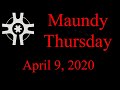 Grace St. Paul's - April 9, 2020 - Maundy Thursday