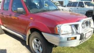 2002 Nissan Navara D22 STR Red 5 SPEED Manual Dual Cab