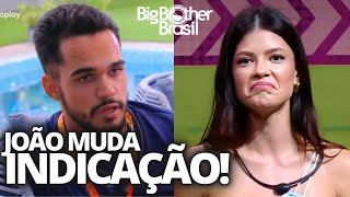 🔴 BBB 25: JOÃO PEDRO MUDA INDICAÇÃO; CAMILLA DETONA VILMA; GRACY se IRRITA com VITÓRIA