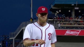 BAL@WSH: Strasburg fans Smith to strike out the side